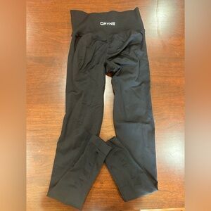 Matte Black Relaxed Fit Leggings